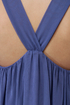 Bead You Now Beaded Slate Blue Dress