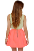 Everything Illuminated Neon Coral Skirt