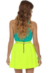 Everything Illuminated Neon Yellow Skirt