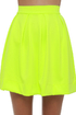 Everything Illuminated Neon Yellow Skirt