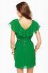 Ruffle, Shuffle, and Roll Green Dress