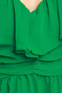 Ruffle, Shuffle, and Roll Green Dress