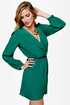That\\\\\\\\\\\\\\\\\\\\\\\\\\\\\\\'s a Wrap Emerald Green Long Sleeve Dress