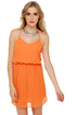 Post Up at the Poolside Orange Dress