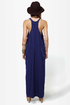 Give 'em the Slip Navy Blue Maxi Dress