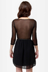 Rest A-Sheer-ed Black Dress