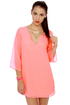 Full of Promise Neon Pink Shift Dress