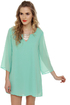 Full of Promise Turquoise Blue Shift Dress