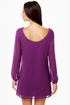 Dinner for Two Purple Shift Dress