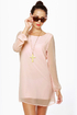 Dinner for Two Light Pink Shift Dress