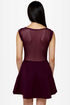 Cut It Out Plum Purple Dress