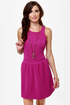 Skater Dee Magenta Dress
