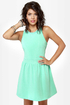 Skater Dee Mint Green Dress