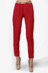 High-Waisted Hopes Red Pants