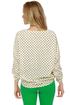 Spring Fling Cream Polka Dot Top