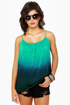 Ombre-ging Rights Teal Tank Top