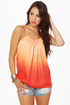 Ombre-ging Rights Orange Tank Top