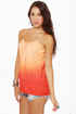 Ombre-ging Rights Orange Tank Top
