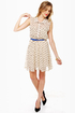 Everyone Loves a Terrier Cream Print Dress