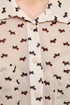 Everyone Loves a Terrier Cream Print Dress