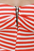 Stripin' Hot Striped Coral Red Dress