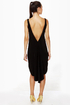Twenty-four Seven High-Low Black Dress