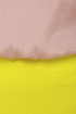 Hot Optic Beige and Neon Yellow Dress
