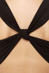 Knot-ilaus Cutout Black Maxi Dress