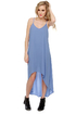 Point Break High-Low Periwinkle Blue Dress