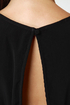 Whatchama-Column Black Maxi Dress