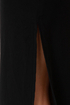 Whatchama-Column Black Maxi Dress