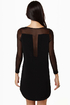 Meet Your Mesh Black Dress