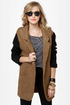 Uptowner Black and Brown Coat