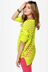 Inspection Points Neon Yellow Sweater