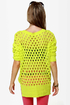 Inspection Points Neon Yellow Sweater