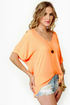 Best of the Zest Sheer Orange Top