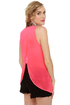 Snake Your Body Line Neon Pink Top