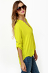 V-sionary Chartreuse Top