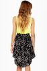 Lucy Love Ibiza Black Star Print Skirt