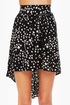 Lucy Love Ibiza Black Star Print Skirt