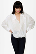 Lucy Love Jamison Sheer White Top