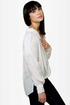 Lucy Love Jamison Sheer White Top