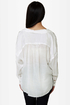 Lucy Love Jamison Sheer White Top