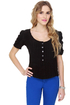 Lucy Love Fitzgerald Black Top