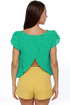 Lucy Love Krissy Mint Print Top