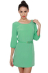 Babytalk Belted Mint Green Dress