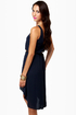 Rockin' Robin Belted Navy Blue Dress