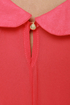 Fit in Finery Sheer Coral Red Top
