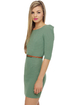Pine Tree Sage Green Dress