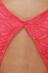 High-Low and Behold Coral Lace Dress